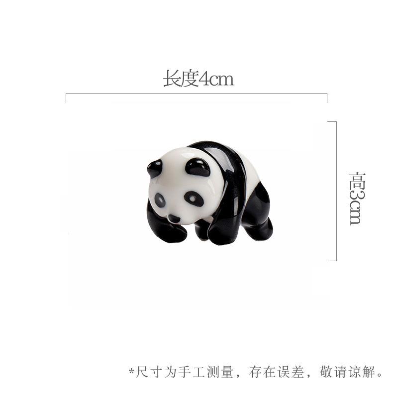 Cute Panda Tea Pets Hanging Tea Pet Retro Figurine Tea Statue Chinese Kung Fu Teaware Ornaments Teaset Accessories Gifts