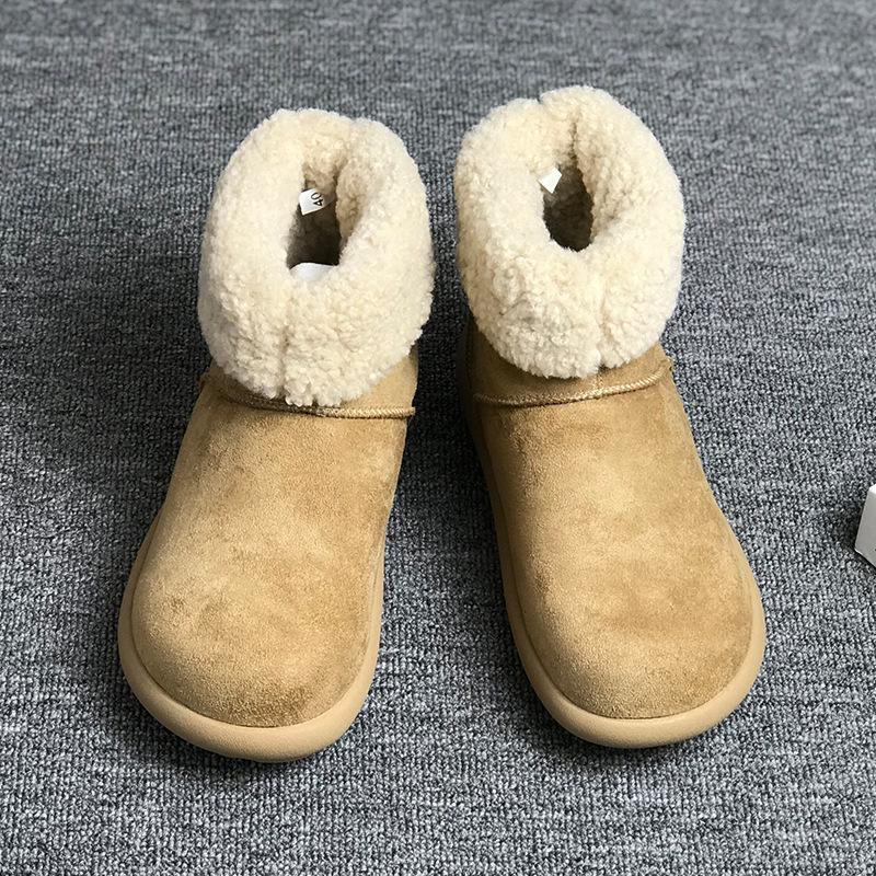 Popular Velvet and Velvet Snow Boots for Men and Women 2025 Autumn and Winter New Cotton Shoes Warm and Versatile Trendy Shoes 22715-V