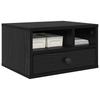 Printer Stand Black Oak Effect 40 x 32 x 24 cm