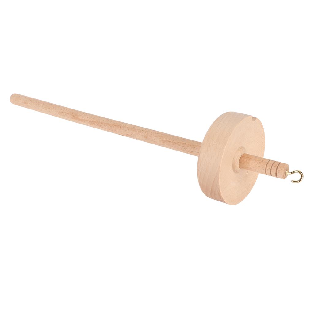 Yarn Making Spindle Fade Resistant Comfortable Hand Feel DIY Wooden Yarn Spinner Drop Spindle