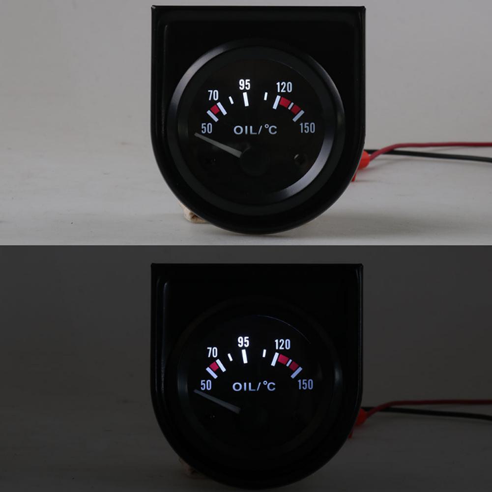 12V Universal 52mm 2in Aluminiu 50 150 grade Celsius Manometru Indicator Temperatură Ulei cu Senzor