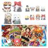 Pvc Collectible Cake Toppers 8 Adorable Cat Mascots Cosplaying Pirates