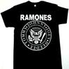T-shirt RAMONES Punk Rock Usurata Uomo Nera 100% Cotone Nuova