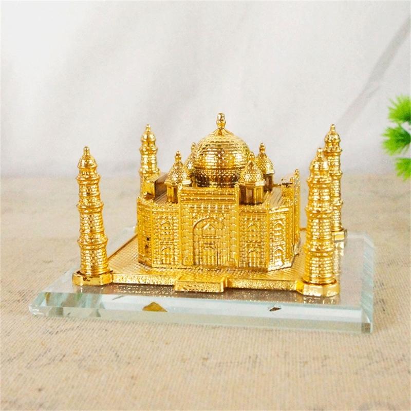 Abstract Building Ornament Souvenir Building Tai Mahal Model Statue Miniatures Decor Artistic Craft for Home Decorations