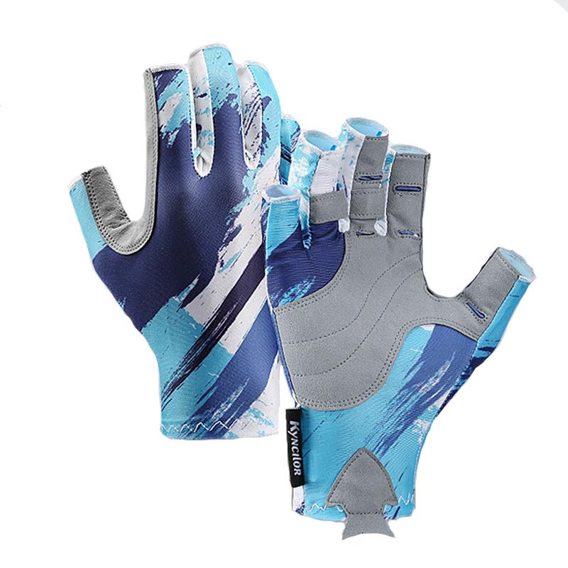 

Летние перчатки с защитой от ультрафиолета, спортивные, без пальцев, для рыбалки, быстросохнущие, ультратонкие, для езды на велосипеде, нескользящие, с полупальцами, летние перчатки XL