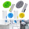 Long Duster Teleskopická prodlužovací tyč Čištění nábytku Žaluzie Vysokostropní ventilátor Čistič Prachovka z mikrovlákna