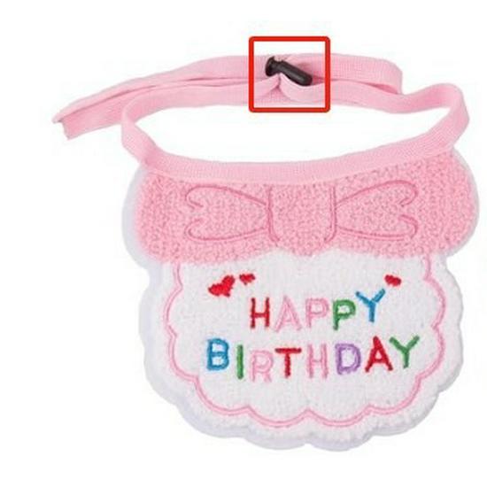 Pet Birthday Bib and Hat Set with Embroidered Bowknot for Cats and Dogs
