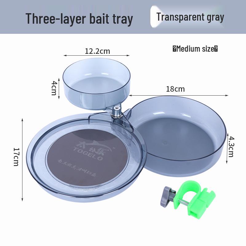 Magnetischer Köderbehälter & Erdspieß: Starke Drahtziehhilfe & loser Grundfutterbehälter für Angelstühle