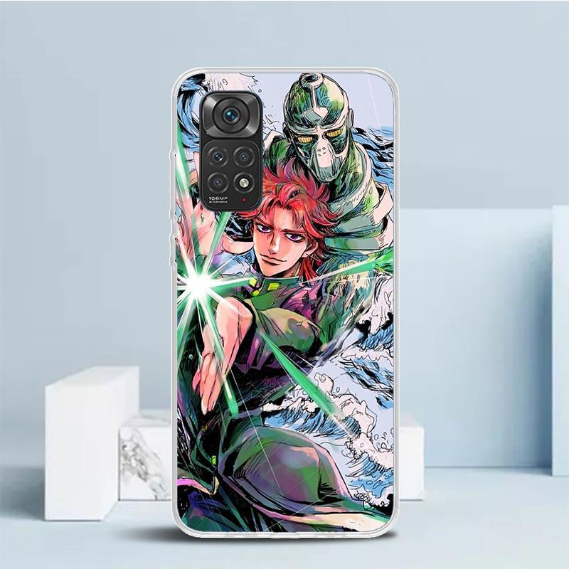 JoJo Bizarre Adventure Phone Case For Xiaomi Redmi Note 15 14 14S 13 12S 12 Pro Plus 11S 11 11T 11E 10S 10 + Soft TPU Back Cover
