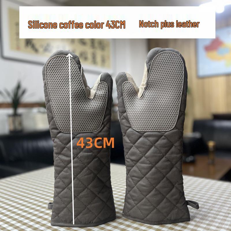 500°F Heat-Resistant Anti-Scalding Gloves for Oven, Microwave, and Baking