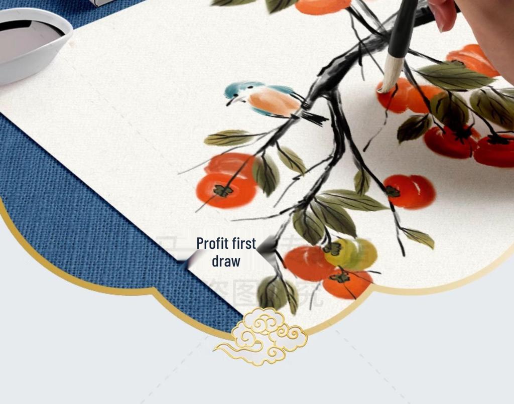 Maries 12-Farben Anfänger Tuschemalerei Set für Kinder mit Pinseln