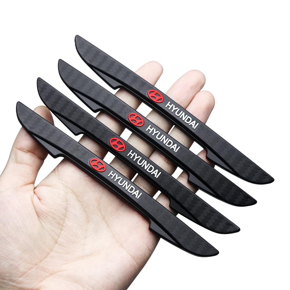4Pcs Car Styling Auto Door Rearview Mirror Anti-collision Trim Sticker For Hyundai I10 I30 I40 IX20 IX35 Tucson Solaris Accent R5