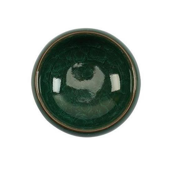 Ceramic Ink Dish with Pen Rest & Water Dish for Students - Multi-functional Tool for Chinese Painting, Calligraphy, and Brush Licking Ink Use.