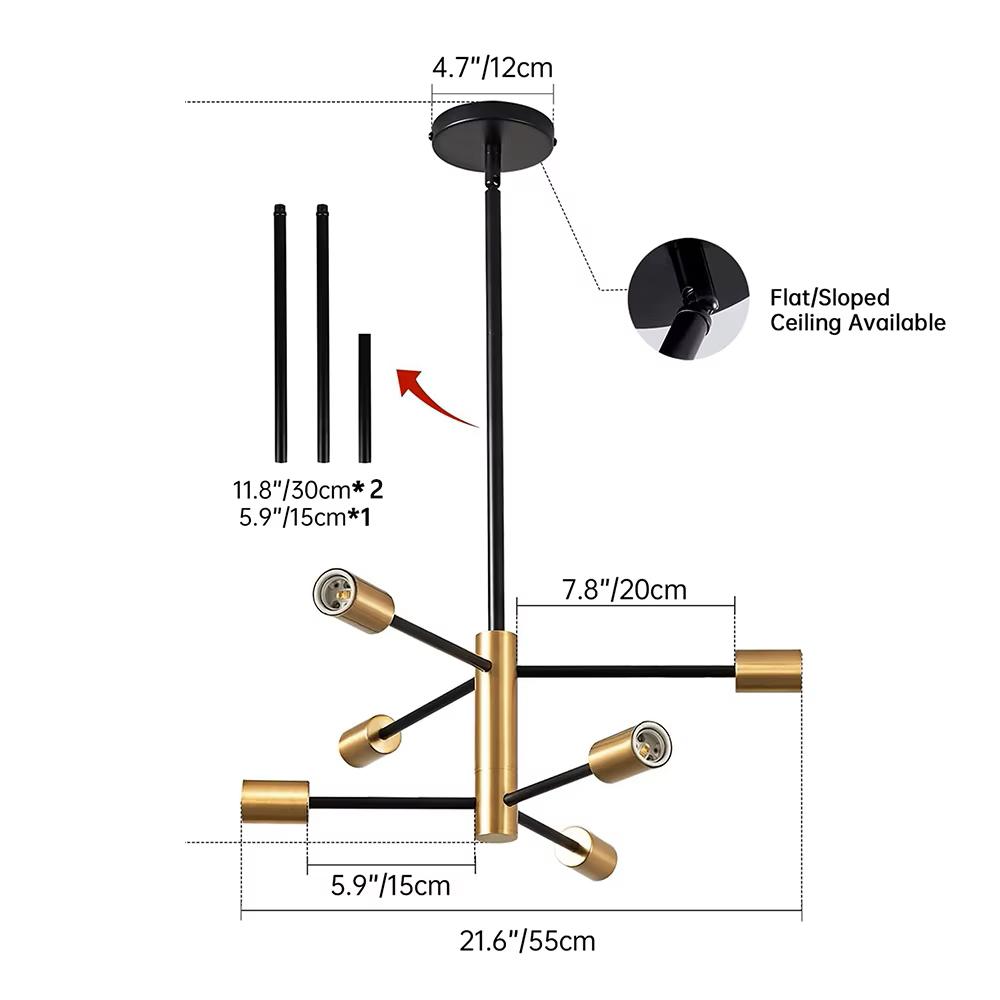 Lámpara de Araña LED Nórdica Minimalista Luces Colgantes de Frijol Mágico Para Sala de Estar Dormitorio Restaurante Hotel Iluminación Decorativa Interior