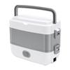 Electric Lunch Box Stainless Steel Double Layer Fast Heating Food Box Portable Lunch Warmer for Home Car School Work