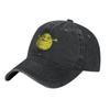 Berretto da Baseball Unisex Stile Faccia di Shrek Cotone Usurato Cappelli Cappellino Classico Allenamenti Outdoor Non Strutturato Morbido Cappellino da Sole