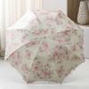 3 Folding Women Lace Rain Umbrella Strong Windproof Anti UV Luxury Paraguas Sun Protection Outdoor Sunny Rainy Parasol Gift