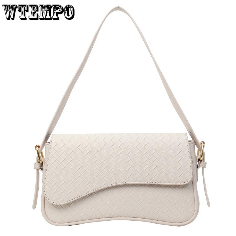 Klappe Magnetschnalle Schulter Umhängetasche Arbeit Pendler Mode Einfache Achselhöhle Kleine Quadratische Tasche Handheld Orgel Damentaschen