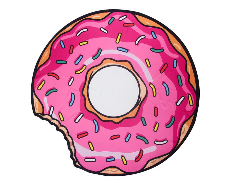 Hamburgers Donuts Fashionable Pizza Design Beach Towels Suitable For Daily Use