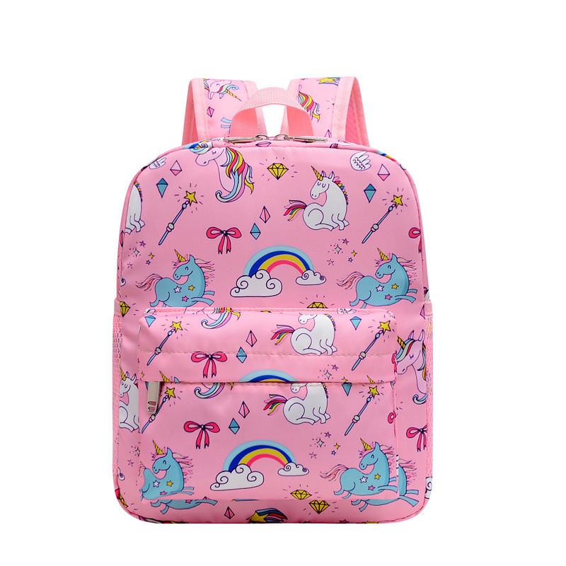 Stylish Unicorn Themed School Backpack For Children With Floral Patterns And Comfort