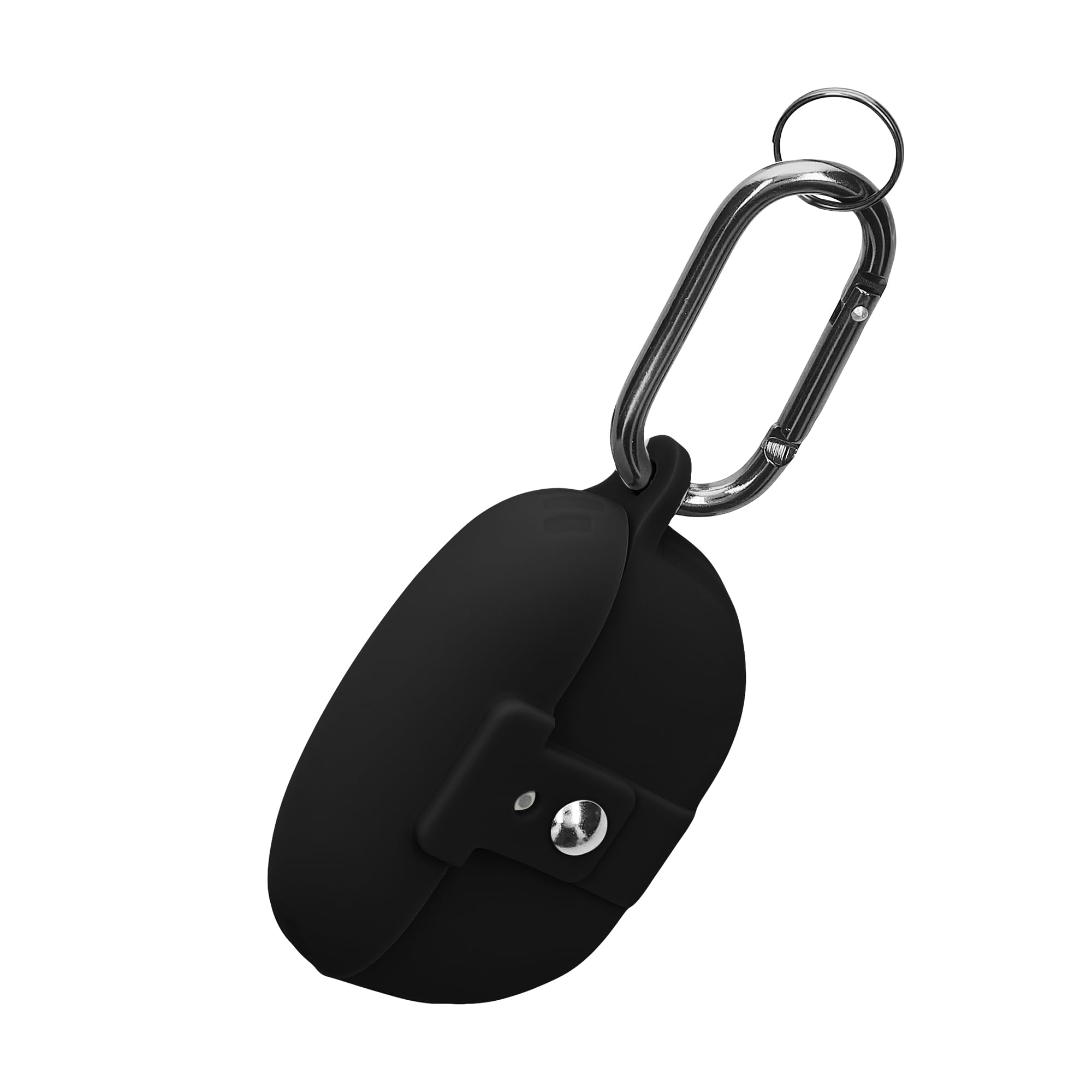 

kwmobile Earphone Case Compatible with Sony Case Lock Function Silicone Drop Prevention Black WF-1000XM5 - чорний