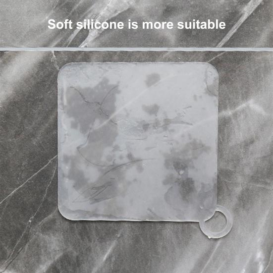 Čtvercový silikonový podlahový odtokový kryt deodorantu Snadná instalace Koupelnový deodorant Těsnění proti hmyzu Podlahový kryt Zarážka na zachycování vlasů