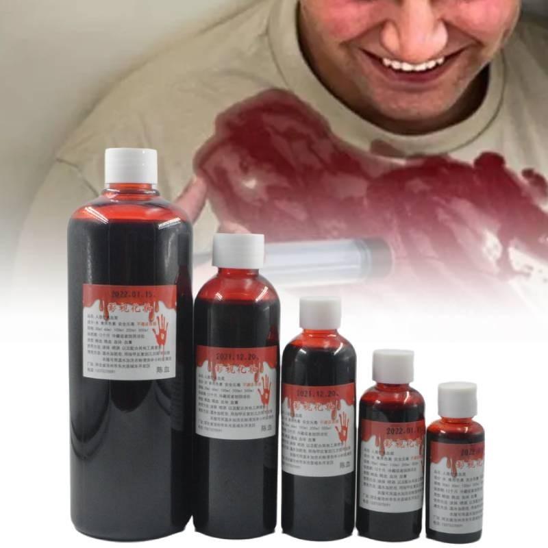 Halloween Props Hematemesis Cosplay Performance Makeup Supplies Prank Liquid
