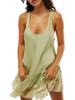 Spring Lace Sleeveless Flowy Mini Dress - New Arrival