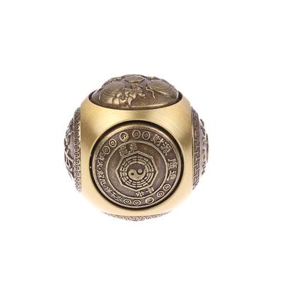 Šest tváří Čtyři požehnání Štěstí Peníze Fidget Spinner Mosaz Odlehčení stresu Kostka Dekompresní Míč Fidget Hračky Řemesla