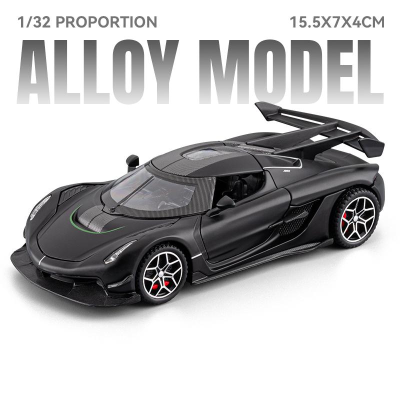 1:32 Jesko Super Sports Car Alloy Metal Diecast Model Car Holiday Present For Hobby Collectors Home Computer Desktop Decorations