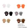Plush Cat Paw Beast Costume Gloves with Nails Comic Exhibition Cat Paw Prop Decoration Beast Costume Beast Paw Hand Cute Props