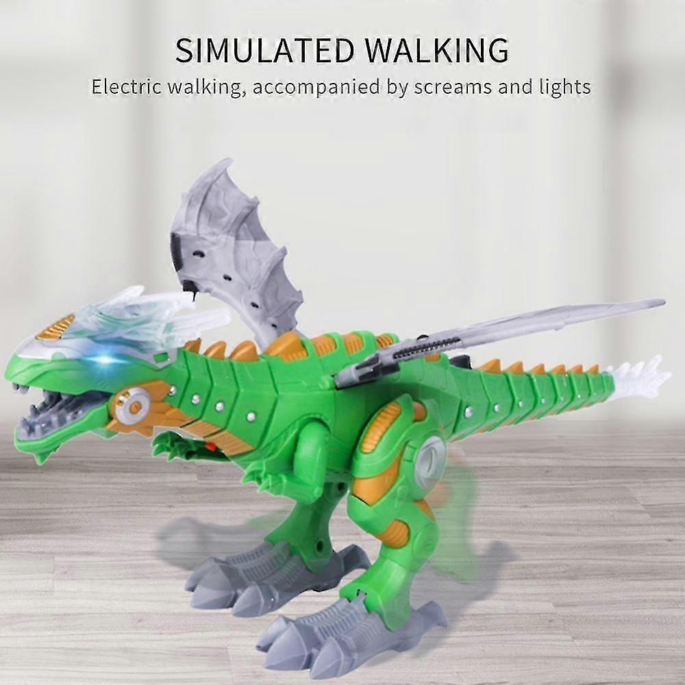 Dinosaur Toys, Walking Dinosaur Toys for Kids, Robotic Dinosaur Toys Walking with Water Mist Spray and Light Up and Realistic Sounds, Boys' Favorite T