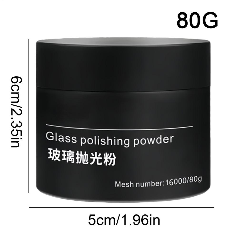 

Car Glass Polishing Powder, 80g Auto Scratch & Oil Film Remover, Safe Cleaner For Subtle Scratches Water Marks Stubborn Stains