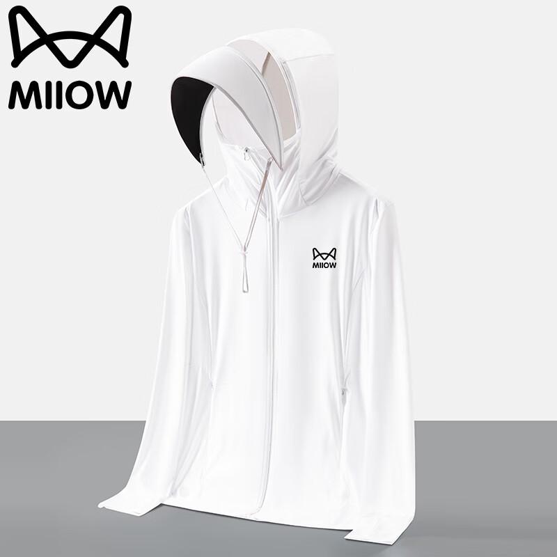 MiiOW Men s Ice Silk UV Protection Outdoor Hoodie M