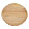 Wood Serving Tray Round Shape Serving Plate Decorative Food Tray  Home Use