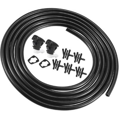 2 Peças Bico Lavador de Para-brisa para Dodge Durango 2011-2021 Mangueira de 2,5 Metros com Kit de Conectores de Vedação Substitui 68269108AA 5182367AA Benefício