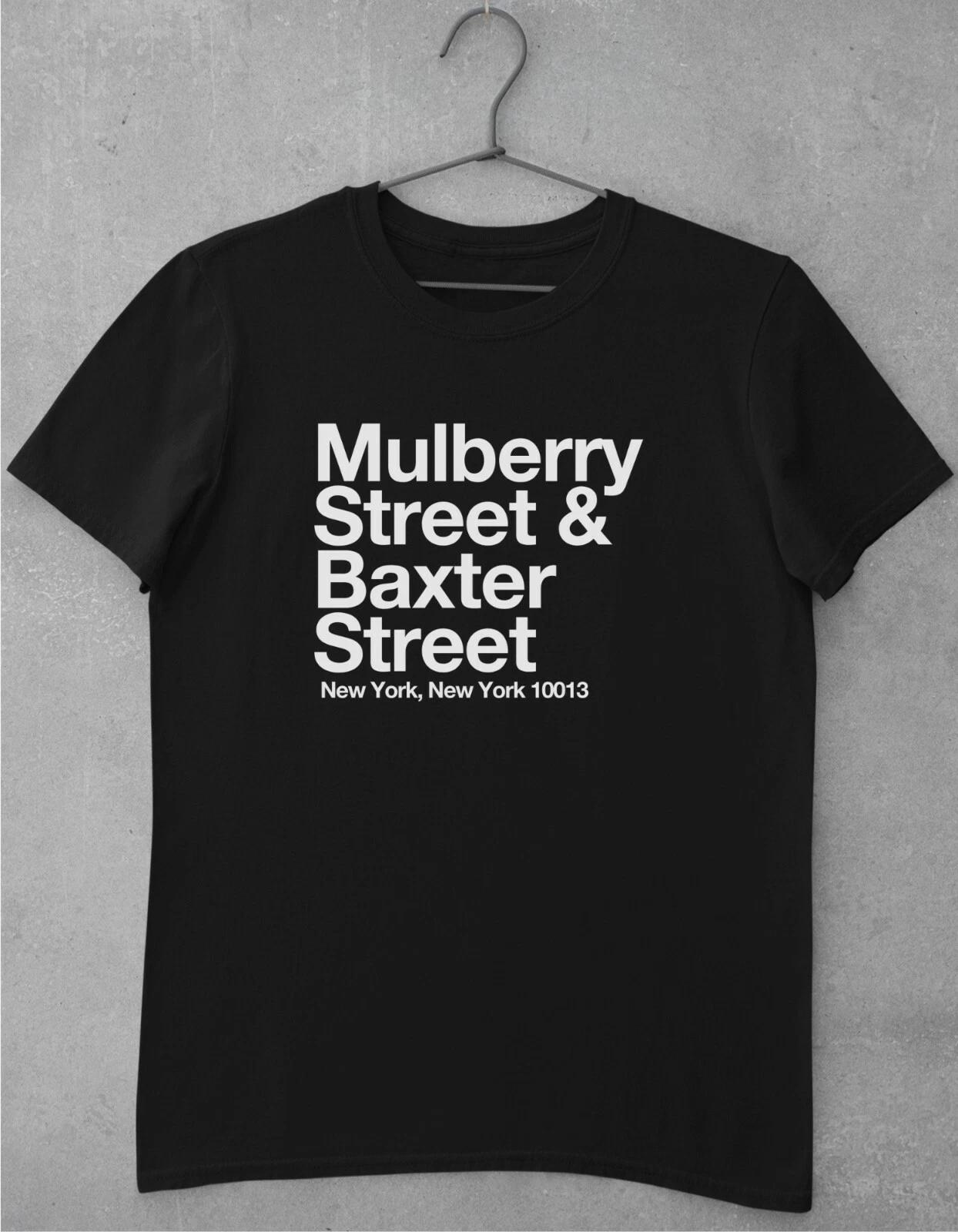 Mulberry Street & Baxter St, Tshirt, Columbus Park, Court, Basketball Streetball L