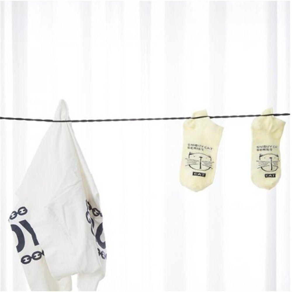 Anti Slip Elastic Clothesline Suction Cup Elastic Rope Travel Clothesline  Hotel