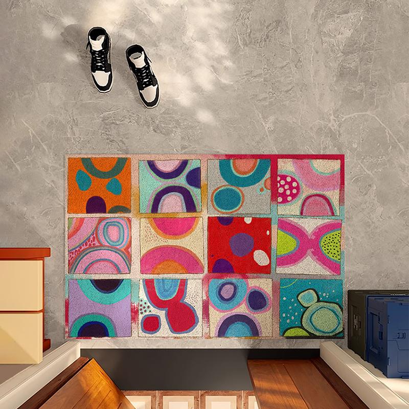 

Welcome Mat Entrance Doormat Entry Door Floor Mats Porch Foyer Carpet Home Non-slip Area Kitchen Rug Alfombra Tapete De Entrada 50x80cm
