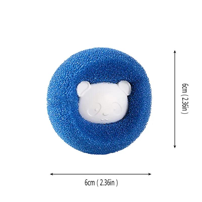 1-5 pieces pet hair removal balls are reusable and suitable for washing machines