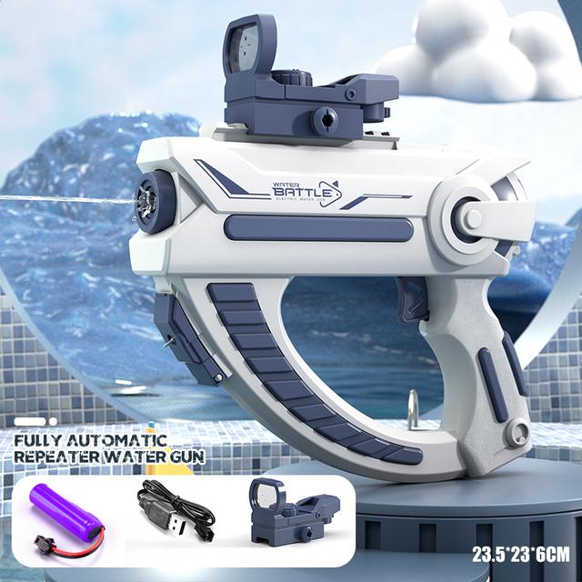 Electric Water Gun Automatic Continuous Beach Large-capacity Swimming Pool Summer Outdoor Fun Toy for Baby Children Boy