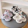 Frühlings- und Herbst-Kinderschuhe, Vaterschuhe für Jungen, atmungsaktive Mesh-Schuhe, Babyschuhe für Mädchen, modische trendige Kleinkinderschuhe mit Reifensohle