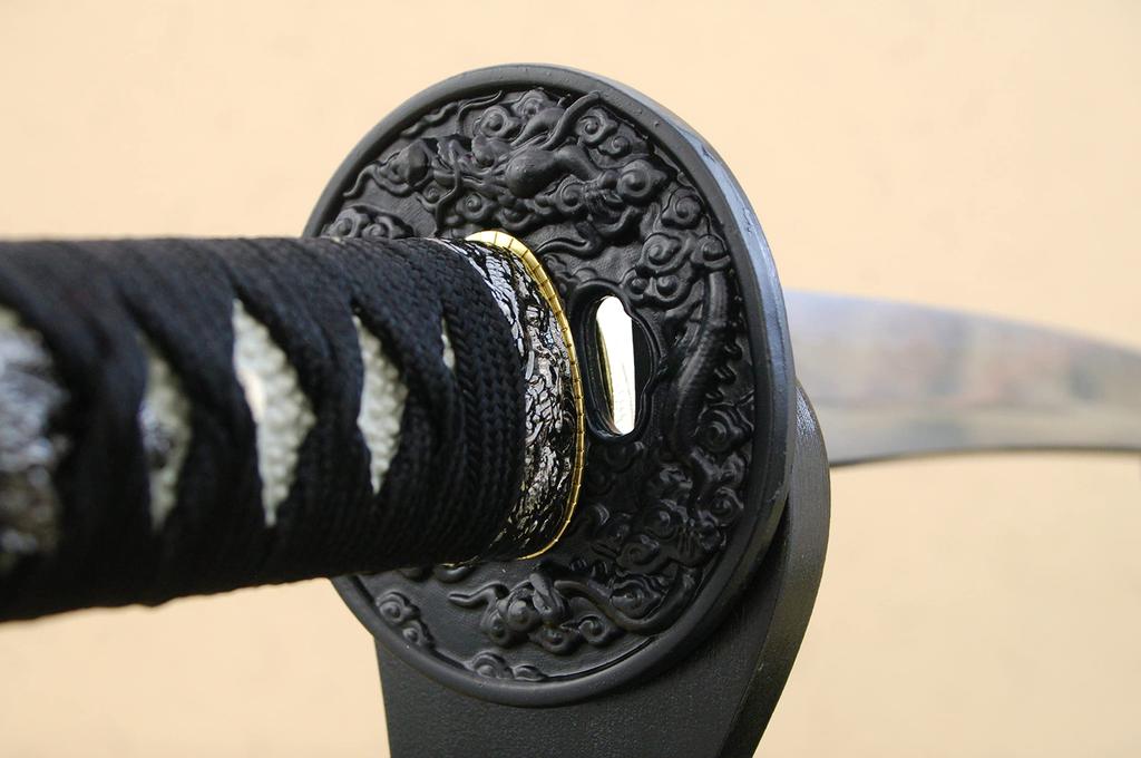 Shinobiya Imitation Aluminium Kuroishime Großschwert Wisch-Imitation Schwert Zertifikat Schwert, Klinge, Scheide, (Schwert, Scheide, Stoff, Set)