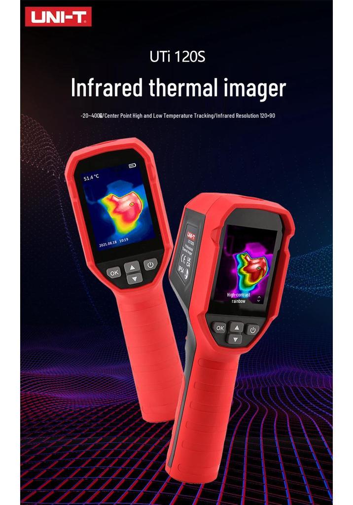 UNI-T UTi120S High-Precision HD Handheld Infrared Thermal Camera for Outdoor Inspection & Maintenance