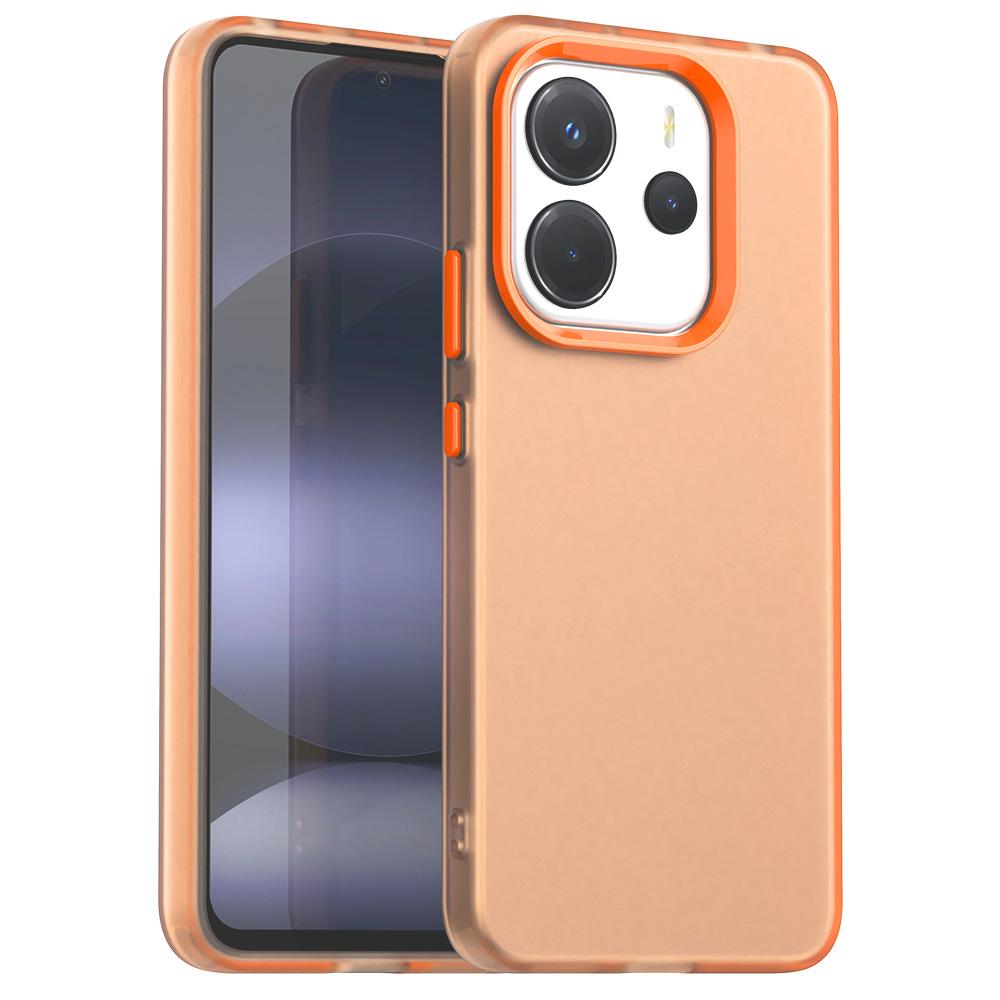 For Redmi Note 14 4G Case for Note 14 4G Cover Shockproof Color Anti-Fingerprint Case Candy Phone Case Cover for Redmi Note14 4G