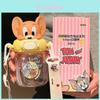 Bicchiere Acqua Tom & Jerry per Bambini con Cannuccia Ecologico Portatile per Bevande