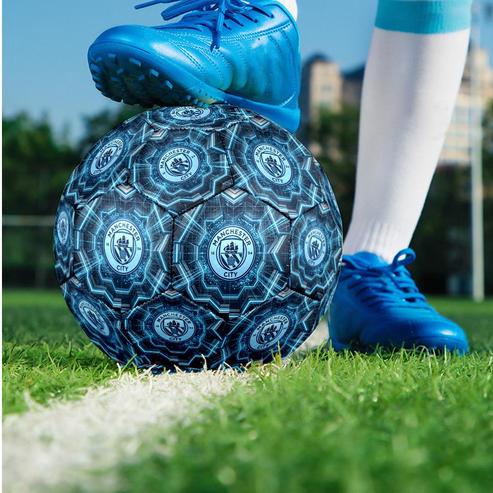 Pallone da calcio tema Manchester City Taglia 5 Pallone da calcio Tocco Morbido Pallone da calcio professionale per allenamento per sport all'aperto