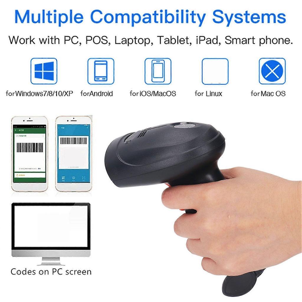 High quality  U11-WC 1D wireless scanner 2.4G wireless scanner barcode scanner