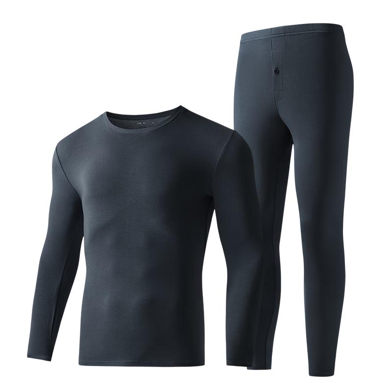 

HLA Men s Class A 95% Cotton Thin Thermal Underwear Set 2XL