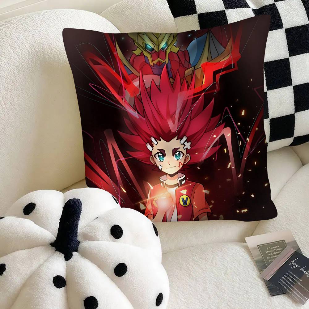 Anime B-Beyblade Burst Kissenbezug Mode Quadratischer Kissenbezug Schlafzimmer Sofa Raum Ins Dekoration Freizeit